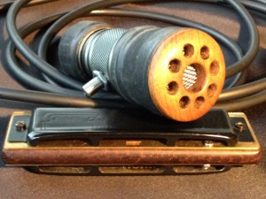 Silverfish Harmonica Mircophone - Wood